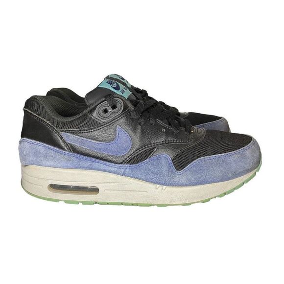 Nike Air Max 1 Essential 2015 Women's Size 9 Black/Deep Royal 599820-016 - Picture 1 of 9
